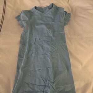 Lululemon Athletica Sky Blue Short Sleeve Dress